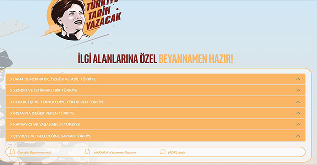 İYİ Parti beyannameleri açıkladı