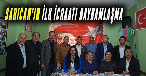 Sarıcan’ın ilk icraatı bayramlaşma