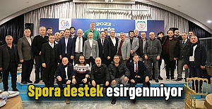 Spora destek esirgenmiyor
