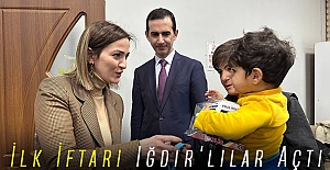 İlk İftarı Iğdır#039;lılar Açtı
