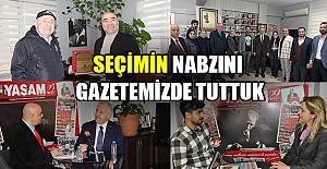 Seçimin nabzını gazetemizde tuttuk