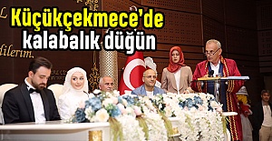 Küçükçekmece’de kalabalık düğün