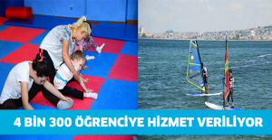 4 BİN 300 ÖĞRENCİYE HİZMET VERİLİYOR