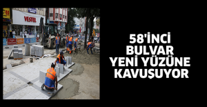58'inci Bulvar Yeni Yüzüne Kavuşuyor