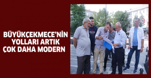 Büyükçekmece’nin yolları artık çok daha modern