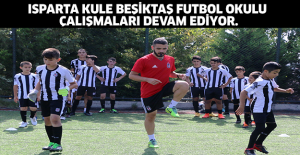 Isparta kule Beşiktaş Futbol Okulu çalışmaları devam ediyor.
