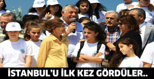 İstanbul’u ilk kez gördüler..