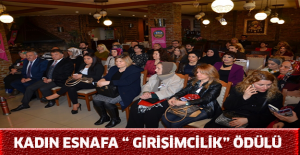 Kadın esnafa “ girişimcilik” ödülü