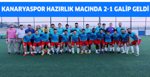 Kanaryaspor hazırlık maçında 2-1 galip geldi