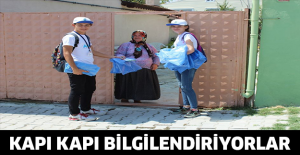 Kapı kapı bilgilendiriyorlar
