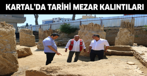 KARTAL’DA TARİHİ MEZAR KALINTILARI