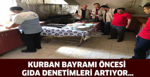KURBAN BAYRAMI ÖNCESİ GIDA DENETİMLERİ ARTIYOR…
