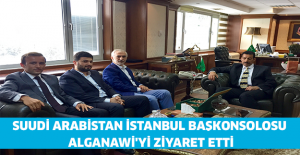 Suudi Arabistan İstanbul Başkonsolosu Alganawi'yi ziyaret etti