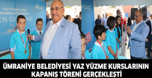 Ümraniye Belediyesi Yaz Yüzme Kurslarının Kapanış Töreni Gerçekleşti