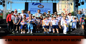 4 BİN 750 ÇOCUK BEYLİKDÜZÜ’NDE YAZI SPORLA GEÇİRDİ