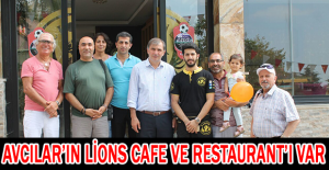 AVCILAR’IN LİONS CAFE VE RESTAURANT’I VAR