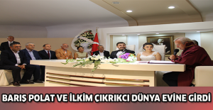 Barış Polat ve İlkim Çıkrıkcı dünya evine girdi