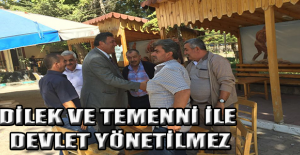 Dilek ve temenni ile devlet yönetilmez