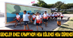 Gençler Enez Kampı’nda hem eğlendi hem öğrendi