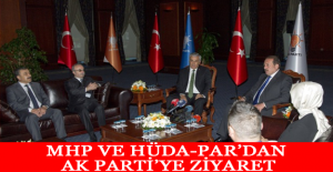 MHP ve Hüda-Par’dan AK Parti’ye ziyaret