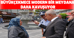 Büyükçekmece modern bir meydana daha kavuşuyor