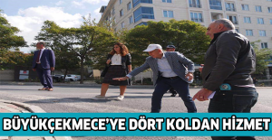Büyükçekmece’ye dört koldan hizmet