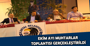 EKİM AYI MUHTARLAR TOPLANTISI GERÇEKLEŞTİRİLDİ