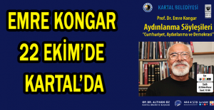 EMRE KONGAR 22 EKİM’DE KARTAL’DA