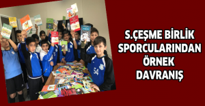 S.ÇEŞME BİRLİK SPORCULARINDAN ÖRNEK DAVRANIŞ