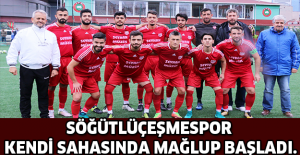 Söğütlüçeşmespor Kendi sahasında Mağlup Başladı.