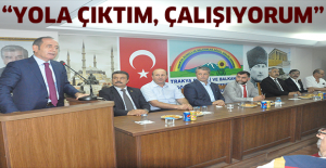 “Yola çıktım, çalışıyorum”