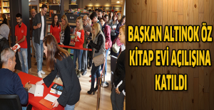 BAŞKAN ALTINOK ÖZ KİTAP EVİ AÇILIŞINA KATILDI