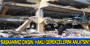 “BAŞKANIMIZ ÇIKSIN, HAKLI GEREKÇELERİNİ ANLATSIN!”