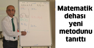 Matematik dehası yeni metodunu tanıttı