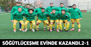 SÖĞÜTLÜÇEŞME EVİNDE KAZANDI.2-1