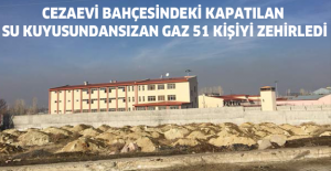 Cezaevi bahçesindeki kapatılan su kuyusundan sızan gaz 51 kişiyi zehirledi