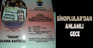Sinoplular’dan anlamlı gece