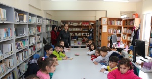 KREŞ ÖĞRENCİLERİ ‘KÜTÜPHANEDEKİ KİTAP’LA TANIŞTI