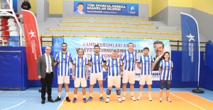 KAMU KURUMLAR ARASI VOLEYBOL TURNUVASI BAŞLADI