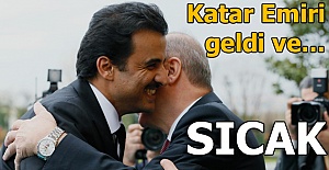 Son dakika... Katar Emiri geldi, önemli görüşme başladı!