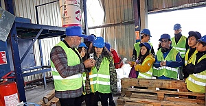 Ataşehirli Öğrenciler Geri Dönüşümü Yerinde İncelediler