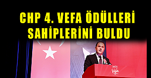 Chp 4. Vefa Ödülleri Sahiplerini Buldu