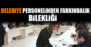 Belediye Personelinden Farkındalık Bilekliği