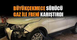 Büyükçekmece Sürücü Gaz İle Freni Karıştırdı
