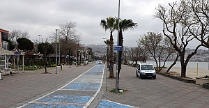 Büyükçekmece sahilleri ıssızlığa büründü