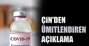 Çin'den ümitlendiren açıklama