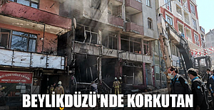 Beylikdüzü'nde Korkutan Doğalgaz Patlaması