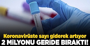 Koronavirüs vaka sayısı 2 milyonu geçti!