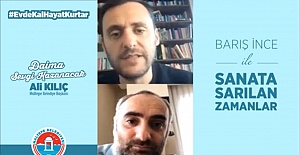 ‘Sanata Sarılan Zamanlar’a İsmail Saymaz konuk oldu
