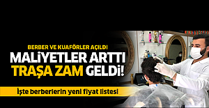 Berber ve kuaförlerin maliyeti arttı! Zam kaçınılmaz oldu